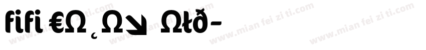 FF Cocon Bold字体转换